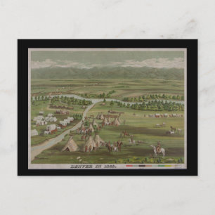 Denver 1859 postkarte