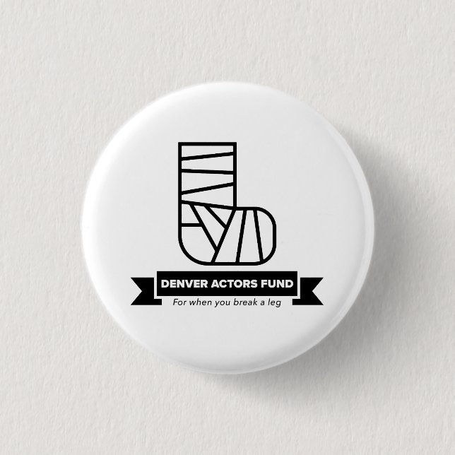 Denver Actors Fund Button (Klein) (Vorderseite)