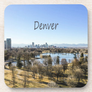 Denver City and Mountains Colorado Getränkeuntersetzer