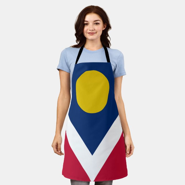 Denver City flagge Schürze (Getragen)