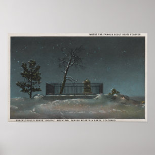 Denver, Co - Ansicht von Buffalo Bills Grab Poster