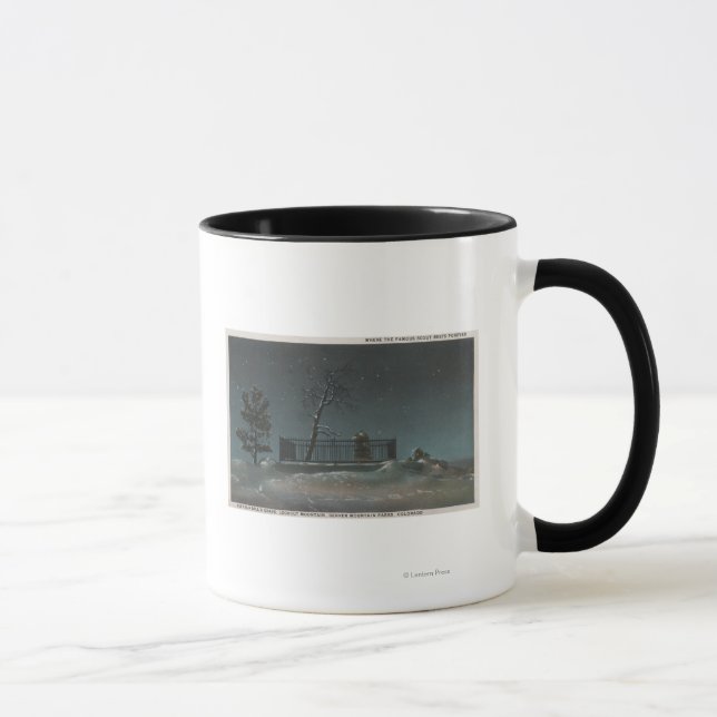 Denver, CO - Blick auf Buffalo Bill's Grave Tasse (Rechts)