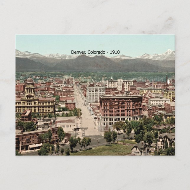 Denver, Colorado - 1910 Postkarte (Vorderseite)
