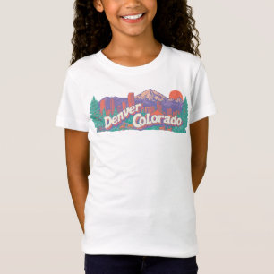 Denver Colorado Bergstadt Grafik T-Shirt