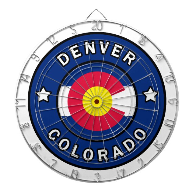 Denver Colorado Dartscheibe (vorne)
