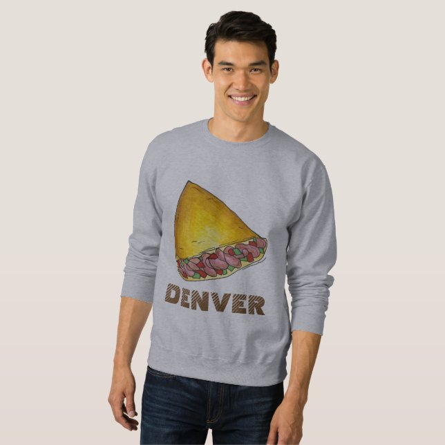 Denver Colorado Egg Omelet Omelet Sweatshirt (Vorne ganz)