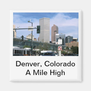 Denver, Colorado - Ein kleiner Kühlschrankmagnet