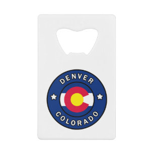 Denver Colorado Geldbeutel Flaschenöffner