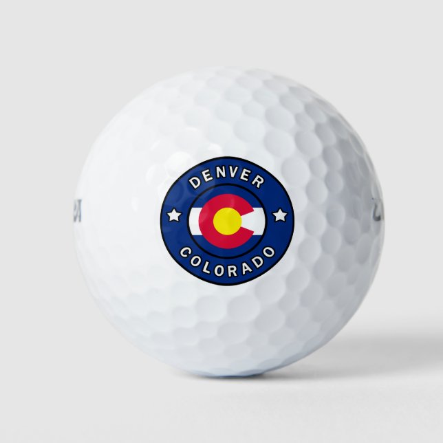 Denver Colorado Golfball (Vorderseite)