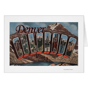 Denver, Colorado - Große Buchstabenszenen