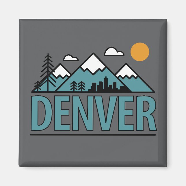 Denver Colorado Magnet (Vorne)