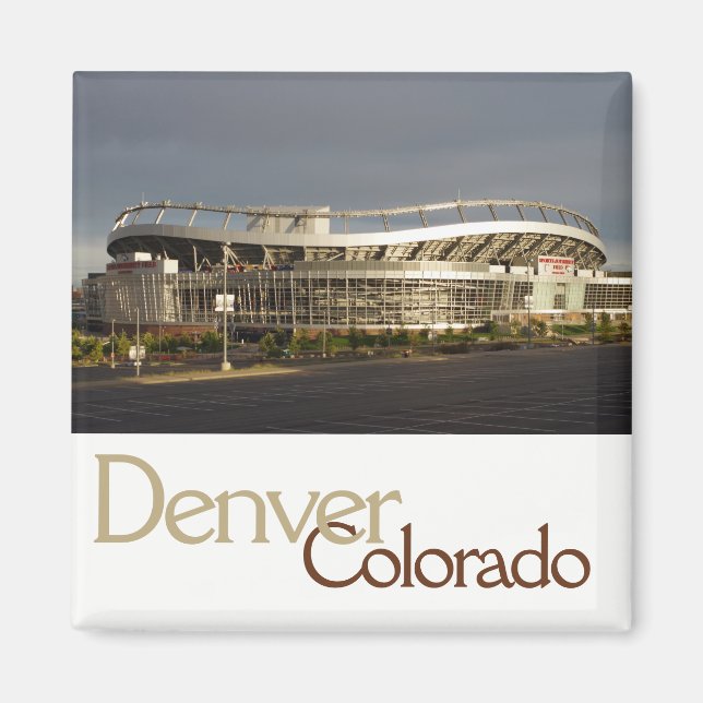 Denver, Colorado Mile High Stadium Magnet (Vorne)