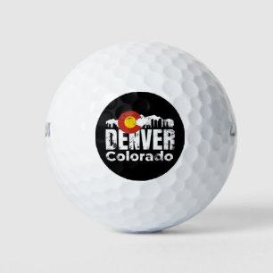 Denver Colorado Mountains Golfball