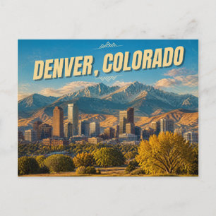 Denver Colorado Postkarte