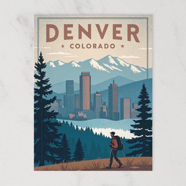 Denver, Colorado Postkarte (Von Creator hochgeladen)