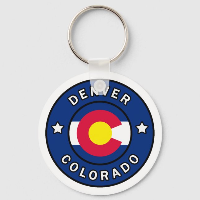 Denver Colorado Schlüsselanhänger (Vorderseite)