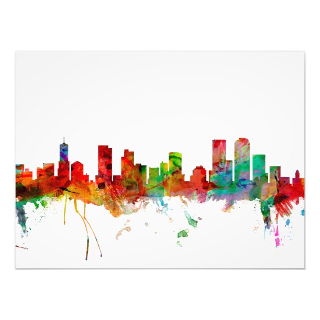 Denver Colorado Skyline Fotodruck (Vorne)