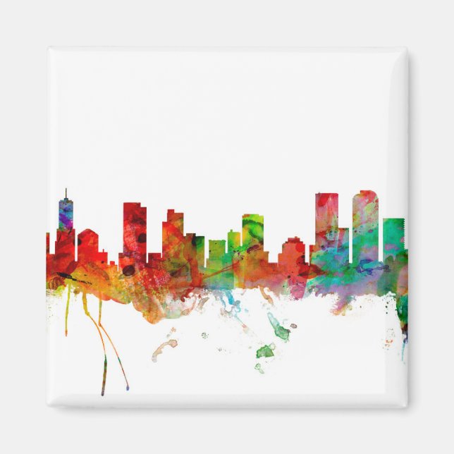 Denver Colorado Skyline Magnet (Vorne)