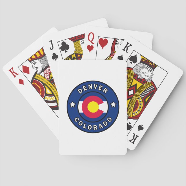 Denver Colorado Spielkarten (Rückseite)
