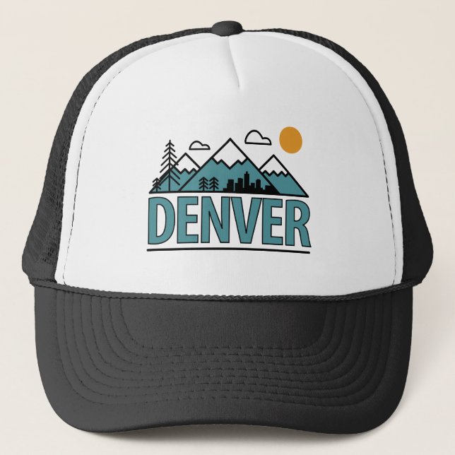 Denver Colorado Truckerkappe (Vorderseite)