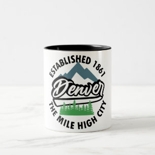 Denver, Colorado Zweifarbige Tasse
