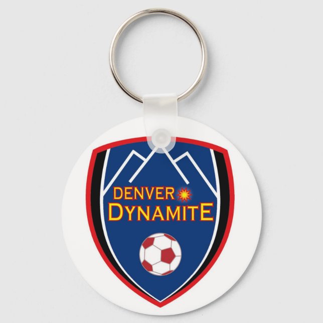 Denver Dynamite Logo Schlüsselanhänger (Vorderseite)