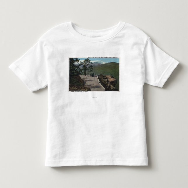 Denver-Gebirgspark, Co - wilder PunktLariat Kleinkind T-shirt (Vorderseite)