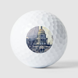 Denver Hauptstadt Gebäude Golfball
