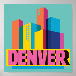 Denver im Entwurf Poster