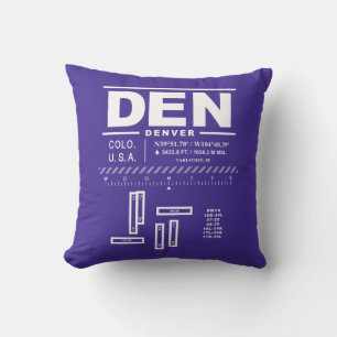 Denver International Airport DEN Kissen