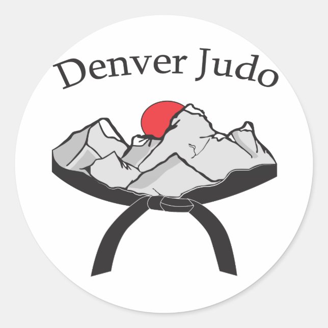 Denver Judo Sticker (Vorderseite)