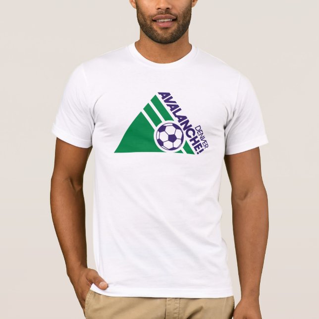 Denver-Lawinen-Fußball-Shirt T-Shirt (Vorderseite)