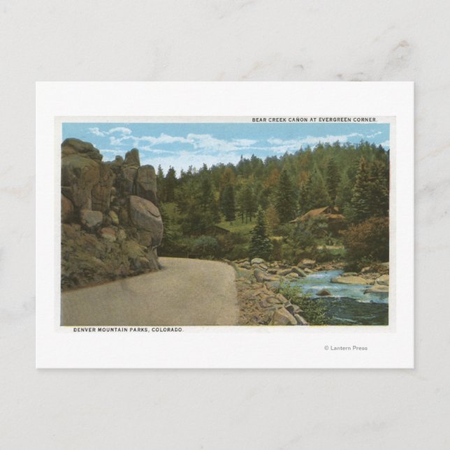 Denver Mountain Park, CO Postkarte (Vorderseite)