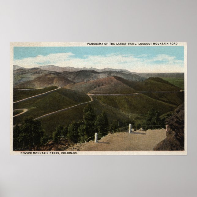 Denver Mountain Parks, CO Poster (Vorne)