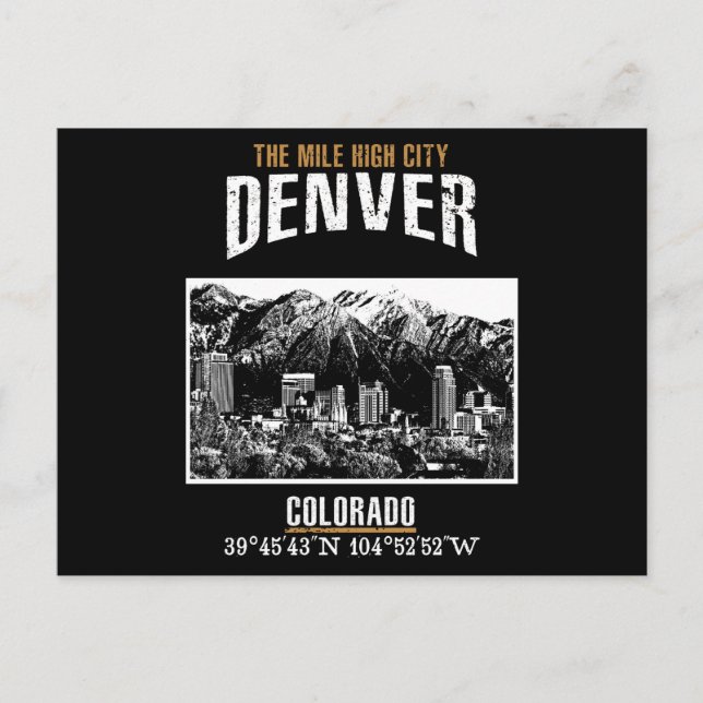 Denver Postkarte (Vorderseite)