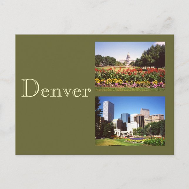 Denver Postkarte (Vorderseite)