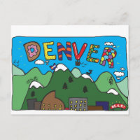Denver-Postkarte