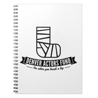 Denver-Schauspieler-Kapitals-Geschenke Notizblock