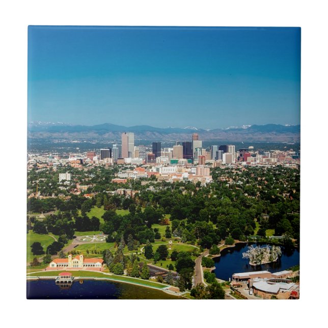 Denver Skyline Fliese (Vorderseite)