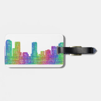 Denver-Skyline Gepäckanhänger