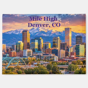 Denver Skyline in Bestform Magnet
