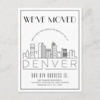 Denver Skyline Moderner Deko | Änderung der Ansch