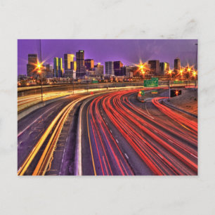 Denver Skyline Postkarte