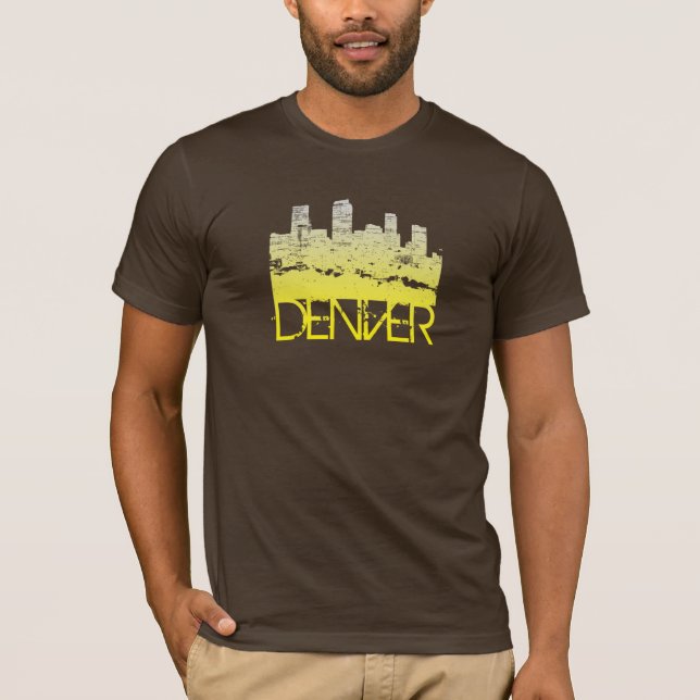 Denver-Skyline T-Shirt (Vorderseite)