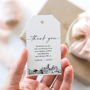 Denver Skyline Wedding Vielen Dank für Ihr Interes Geschenkanhänger