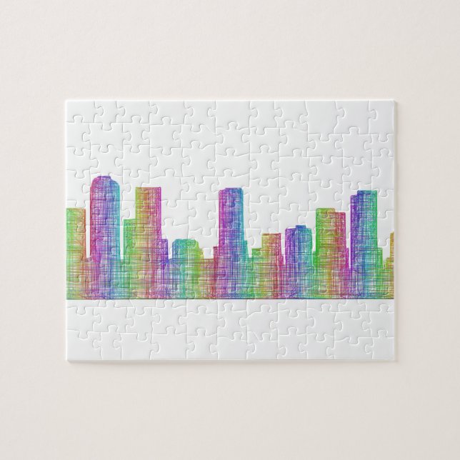 Denver-Stadt-Skyline (Horizontal)
