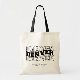 Denver Wedding Welcome Tragetasche