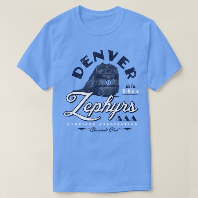 Denver Zephyrs T-Shirt (Design vorne)