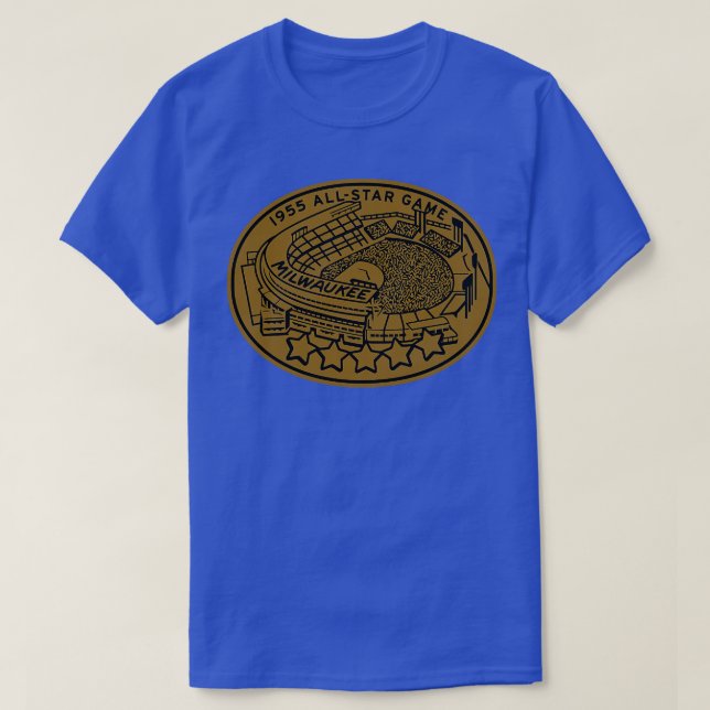 Deoffizielles Baseball Milwaukee Landkreis Stadion T-Shirt (Design vorne)