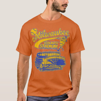 Deoffizielles Baseball Milwaukee Landkreis Stadion T-Shirt